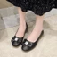 Mary Jane Women's Soft Leather Square Toe Light High Heels Professional Work Shoes Thick Heel
