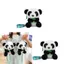 Túi Mini sang trọng gấu trúc mềm theo chủ đề với thiết kế khối màu cho hàng ngày