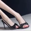 Sandal hở mũi phong cách cổ tích cho nữ mùa hè xinh xắn với váy, nơ, mũi tròn, quai ngang với