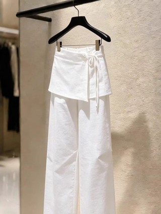 Quần culotte giả một mảnh, hai mảnh kiểu dáng mới đa năng, giảm béo, quần ống rộng, rèm buông