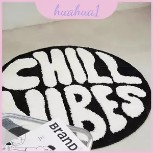 Thảm trải sàn tròn cổ điển kiểu Mỹ có thiết kế trừu tượng cho phòng ngủ và phòng chờ không gian