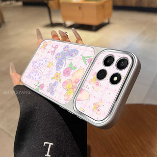 Ốp Lưng Cho Honor X7C X7A X7D X7 X7B Cửa Sổ Lớn Mờ Cao Cấp Vỏ Điện Thoại Thẩm Mỹ Bướm Nhiều Màu Sắc Và Mèo Dễ Thương Họa Tiết Thiết Kế Mới
‌