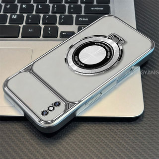Ốp Lưng Cho iPhone X Xs Xr Xs Max Cửa Sổ Lớn Cao Cấp Trong Suốt Điện Thoại Thẩm Mỹ 3D Đế Điện Thoại Thiết Kế Mới
