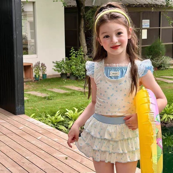 Children And Girls Swimsuit Split New Super Fairy Swimsuit Summer Swimsuit Baby Fashionable Quic