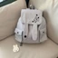 Plaid Cute Backpack, Cute Embroidered Korean Student Daily Versatile School Bag Backpack