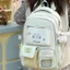 Cute Backpack High-Looking Schoolbag Large Capacity Cute Junior High School College Rheumatoid P
