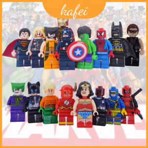 Khối xây dựng hạt nhỏ Siêu anh hùng Nhân vật Mini Abs Nhựa tự làm Playset Loại xuất khẩu