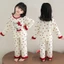 Bộ đồ ngủ trẻ em bé gái Kuromi xuân thu mỏng dài tay bé gái công chúa dễ thương mùa hè mặc nh