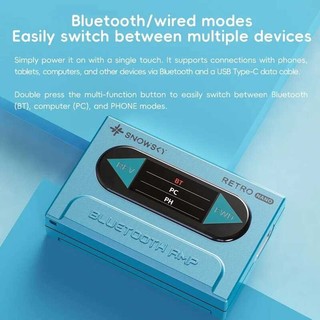Bộ khuếch đại tai nghe và DAC Bluetooth FiiO Snowsky RETRO NANO LDAC aptX Adaptive aptX LL