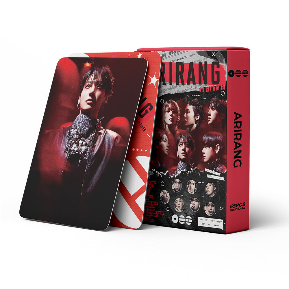 LINXX 55 Chiếc BTS ARARING WorldTour Lomo Cards Kpop Boy Group Idol Photocard Set Bộ sưu tập quạt Hàng hóa Lễ hội Quà tặng Bộ sưu tập Thẻ ảnh