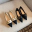 Small Fragrant Style Pointed Toe Flat Shoes For Women Spring New Style Color Matching Temperamen