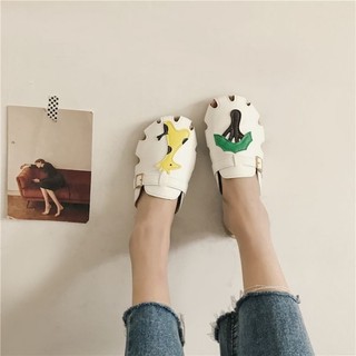 Baotou Slippers For Women Summer New Korean Style Versatile Non-slip Flat Slippers For Outer