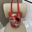 Colorful Horse Pattern Bucket Bag Casual And Versatile Shoulder Handheld Tote Bag Commuting Cros