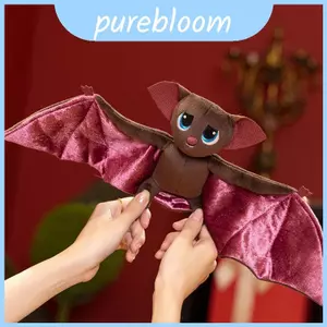 Halloween Tím Bát Sang Trọng Búp Bê Mềm Động Vật Đồ Chơi Quà Tặng Cho Trẻ Em Và Thanh Thiếu Niên
