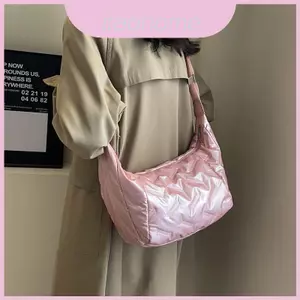 Ví Cotton đeo vai nữ có dây kéo và túi di động bên trong cho thời trang hàng ngày