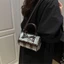 Canvas Plaid Pattern Sweet Girly Bow Shoulder Handbag Women's New Fashion Sweet And Cool Shoppin
