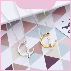 Vòng cổ mặt trăng hình mèo dễ thương sành điệu dành cho nữ Hoàn hảo cho các dịp khác nhau