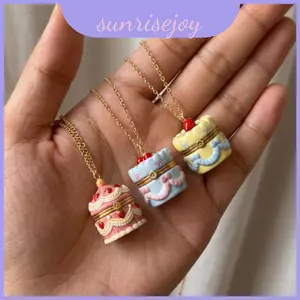 Mặt dây chuyền Vòng cổ bánh thanh lịch Đồng mạ điện cho nam và tạo kiểu dáng cho nữ thông thường