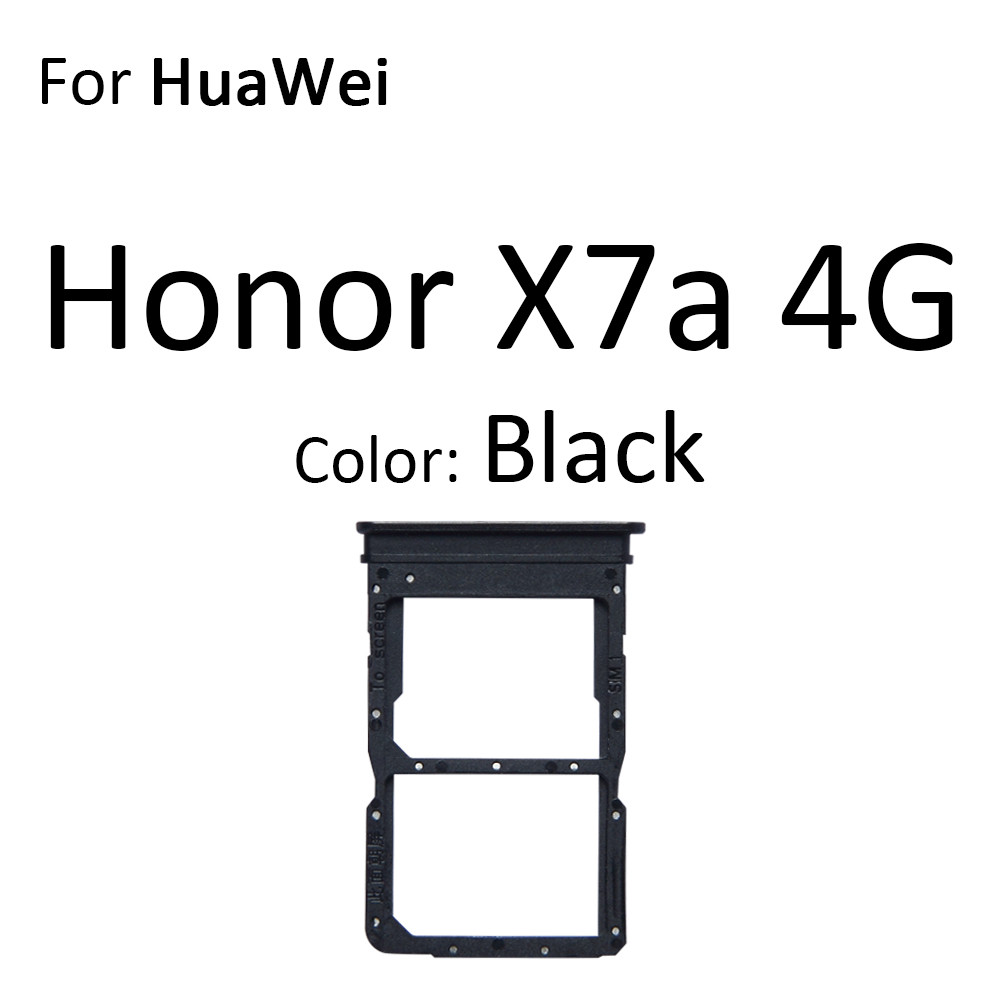 Thẻ Sim Micro SD Khay Đựng Thẻ Ổ Cắm Khe Cắm Hộp Đựng Kết Nối Adapter ReaderFor HuaWei Honor X7 X7a 4G X7b Thay Thế Các Bộ Phận