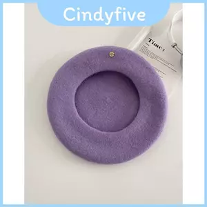 Mũ beanie len cổ điển dành cho nữ Mùa đông giản dị sang trọng ấm áp Phụ kiện thanh lịch
