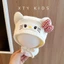 Xuân Thu Nón Cho Bé Dễ Thương Cho Bé Mũ Bảo Vệ Tai Hoạt Hình Mới Nam Nữ Trẻ Sơ Sinh Nón Sơ Si