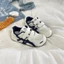 Giày trắng Velcro dành cho nữ mới đa năng mùa thu giày thể thao thông thường thích hợp đào tạo đ