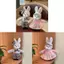 Bunny Đồ trang trí sang trọng quyến rũ với bông Pp để trang trí phòng và