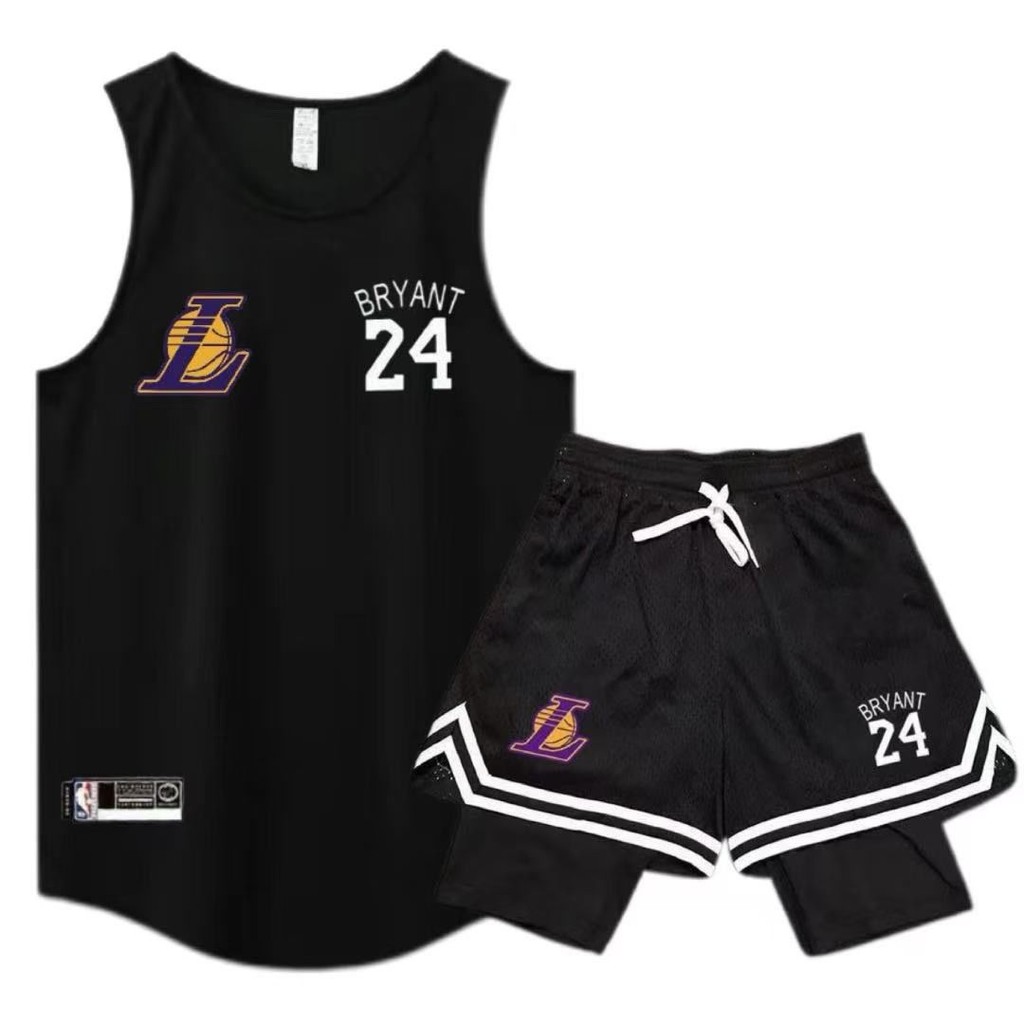 Bộ đồ thể thao nam Lakers No. 24 Kobe, phù hợp chạy bộ và chơi bóng rổ