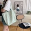 New Floral Shoulder Bags Canvas Bags Large Capacity Commuting Bags Fresh Student Versatile Tote