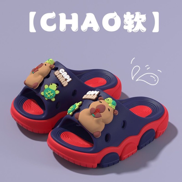 Kapibara Children's Slippers For Boys And Girls In Summer, Soft Soles That Feel Like Stepping