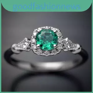 Đệm Đa Năng Và Phong Cách Hào Quang Nhẫn Xanh Nữ Cưới Đính Hôn Trang Sức