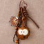 Cookie Pu Móc Khóa Handmade Với Thiết Kế Thực Phẩm Cho Phụ Kiện Quà Tặng Thời Trang