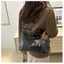 Autumn And Winter Hot Style Retro Maillard Large Capacity Tote Bag Womens Casual Versatile Commu