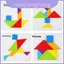 Đồ chơi Tangram bằng gỗ chắc chắn dành cho trẻ em Hình dạng học tập và kỹ năng thân cây ở nhà hoặc trường học