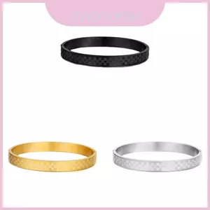 Vòng đeo tay hình học bằng thép titan Unisex Quà tặng trang sức hợp thời trang cho du lịch và mặc thường ngày