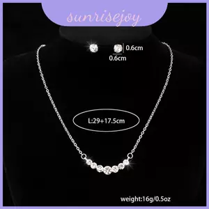 Trang sức kim loại hiện đại với chi tiết kim cương giả cho phụ nữ Ngày sự kiện và phụ kiện
