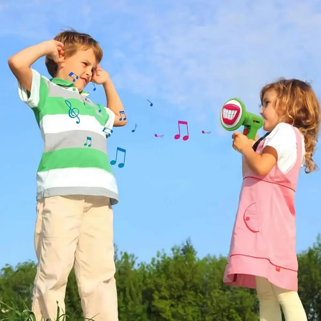 2 Chiếc Mới Sáng Tạo Mini Đổi Giọng Nói Đồ Chơi Với 6 Âm Thanh Cầm Tay Thay Đổi Giọng Nói Megaphone Đồ Chơi Ngộ nghĩnh Trẻ Em Đồ Chơi Ngày Lễ Quà Tặng