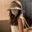 New Seaside Vacation Raffia Hat Summer Travel Beach Brim Sunshade UV Empty Top Hat Sun Protectio