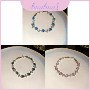 Dây chuyền tay hoa Zircon phong cách Hàn Quốc có thiết kế sang trọng nhẹ nhàng để đeo hàng ngày