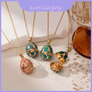 Bộ sưu tập Vòng cổ mặt dây chuyền vỏ đồng lò xo 2025 với vàng 18k để phủ Unisex