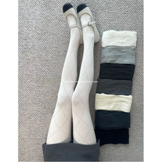 Quần Legging Mỏng Xám Kim Cương Rỗng, Độ Đàn Hồi Cao, Phù Hợp Mặc Bên Ngoài Mùa Xuân Thu