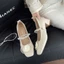 Giày cổ tích gót dày của Pháp, giày cưới satin hoa trà, váy phù hợp với phong cách retro, giày cao