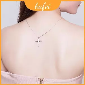 Vòng cổ mặt dây chuyền cánh trái tim thiên thần tình yêu tuyệt đẹp dành cho nữ với thiết kế cổ điển