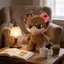 Mèo Plushie Với Chất Liệu Cọc Dài Mềm Tuyệt Vời Cho Cudling Và Giờ Chơi