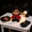 Đồ chơi Michael Plush Jackson với vải cọc ngắn cho trẻ em và người sưu tập