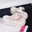 Thick-soled Flip-flops For Women In Summer, Sponge Cake Hot Girls Y2K Bone Subculture Outer Wear