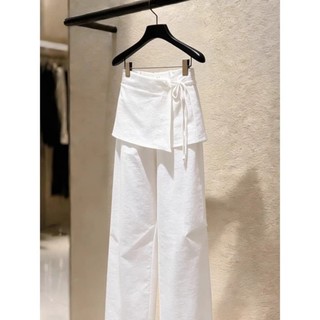 Quần culotte giả một mảnh, hai mảnh kiểu dáng mới đa năng, giảm béo, quần ống rộng, rèm buông