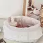 Giỏ đựng đồ sảng khoái phong cách Cotton có họa tiết in cho phòng ký túc xá và bàn học