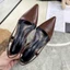 đôi giày sandal mũi nhọn đa năng phong cách mùa hè mới dành cho nữ với gót dày