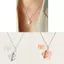 Vòng cổ mặt dây chuyền bằng thép không gỉ chữ có mạ vàng cho nữ và nam giới